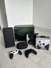 Konsola Xbox Series X + 2 pady (Elite series 2) + Gry