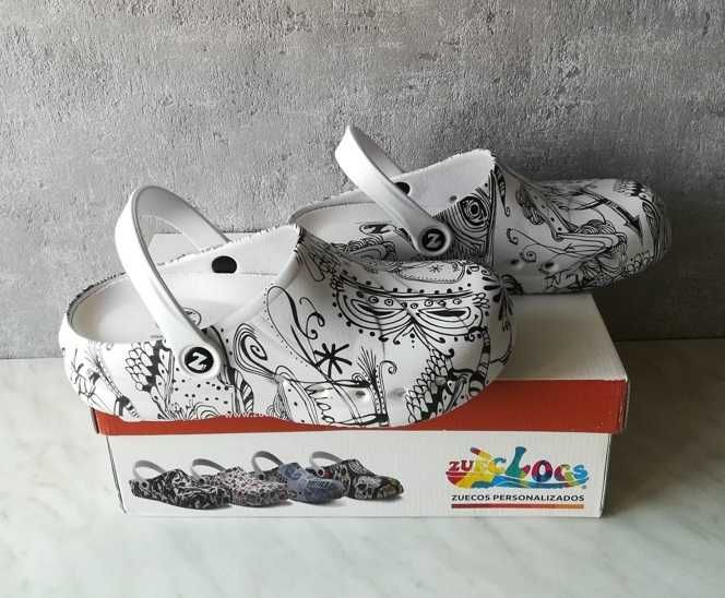 UNIKAT /Crocsy - Klapki / Zueclogs - Hiszpania /NOWE r. 40 - /TANIO