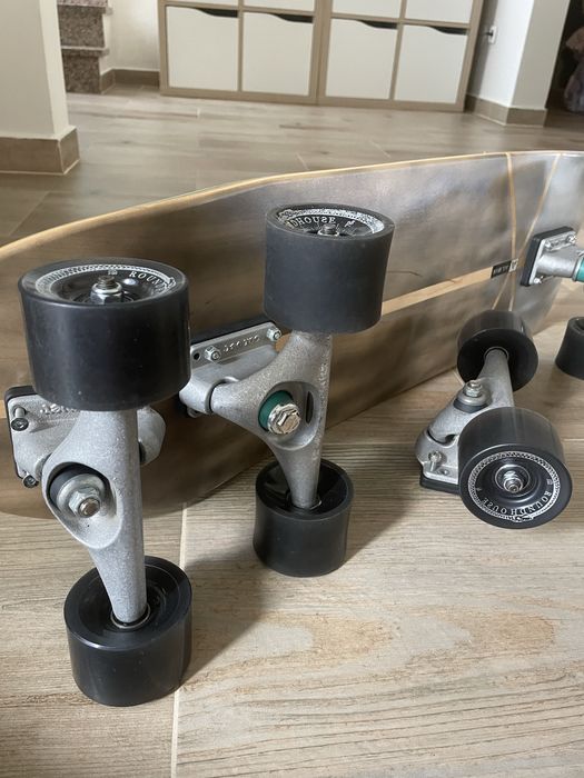 Carver Trucks Cx e Rodas Roundhouse Grip e Concave