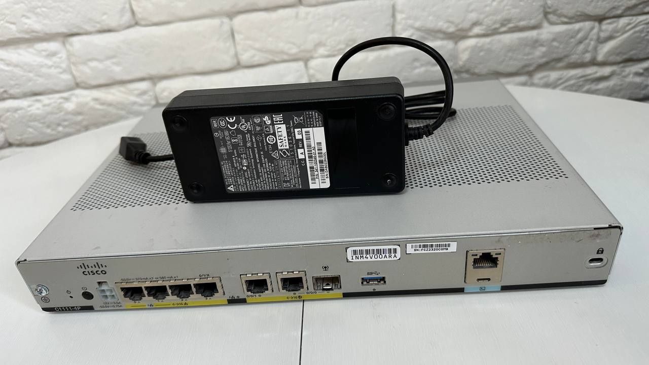 Бездротовий маршрутизатор (роутер) Cisco ISR 1100 (C1111-4P)