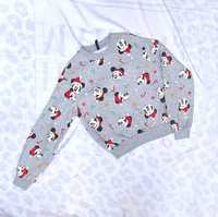 śliczna ciepła bluza damska wigilia święta H&M Disney Mickey Mouse XS