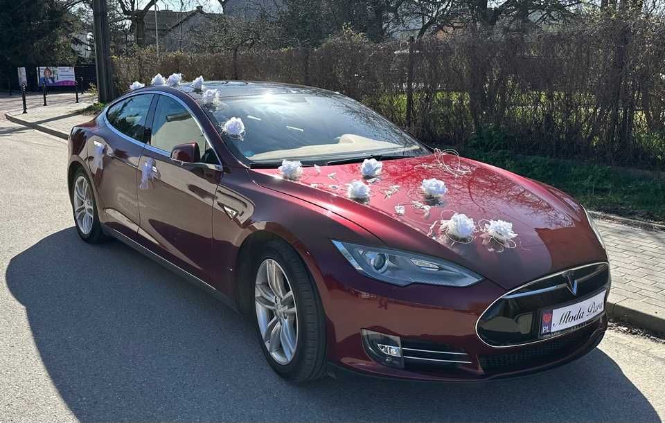 Wynajem auta do ŚLUBU i inne imprezy. Limitowana TESLA S SIGNATURE