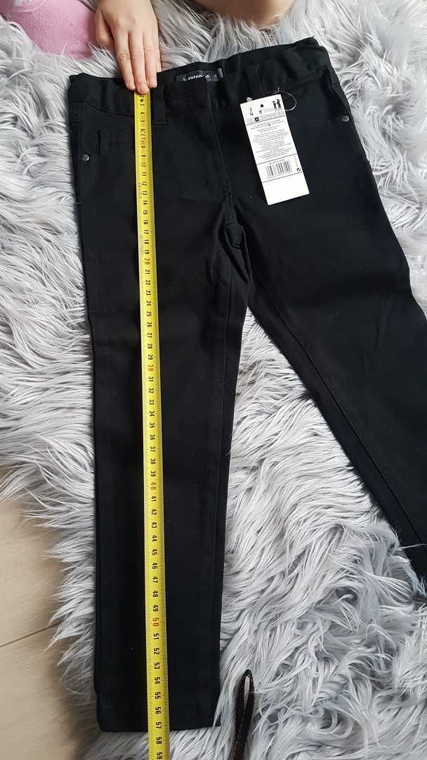 Czarne Jeansy dziecięce 104 cm