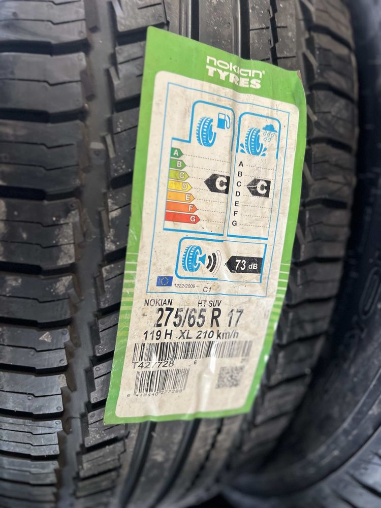 Літні нові шини 285/65R17 Nokian HT SUV 119H XL