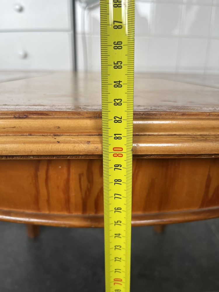 Mesa de madeira com extensao