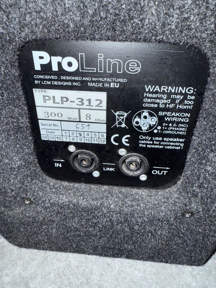 Glośnik pasywny LDM PLP-312 4 sztuki jak nowe