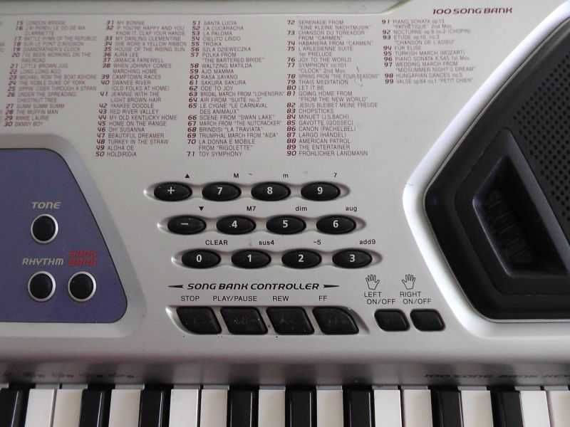 Casio CTK-481 + zasilacz i instrukcja EN