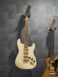 Fender FSR Mahogany Blacktop Strat HHH PF, Olympic White Gold HW