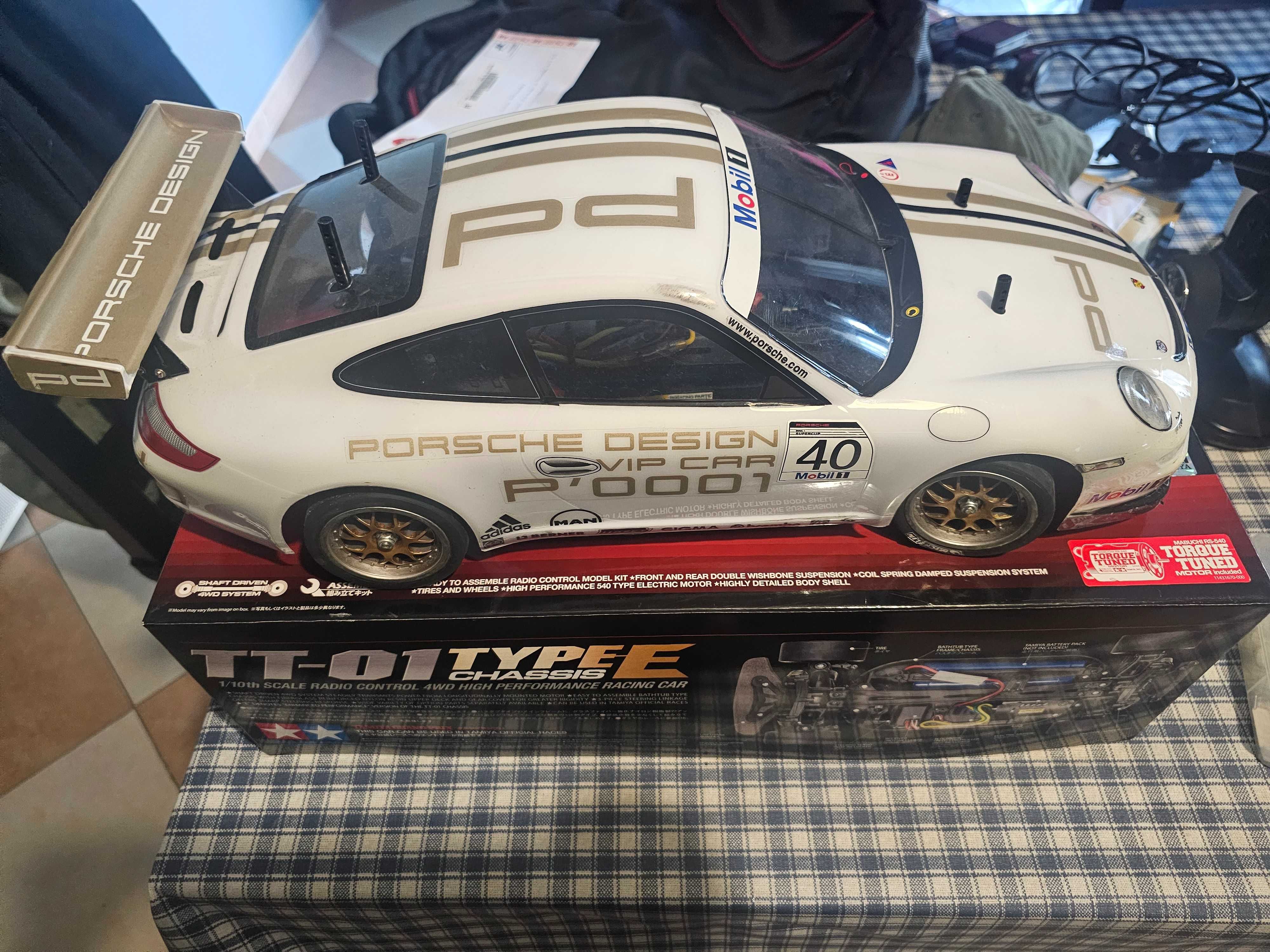 Kit pronto a correr Tamiya tt-01 Porche 911 GT3