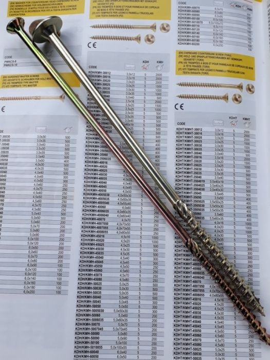 Шуруп 8/100мм ПШ по дереву torx.Конструкційний шуруп.
