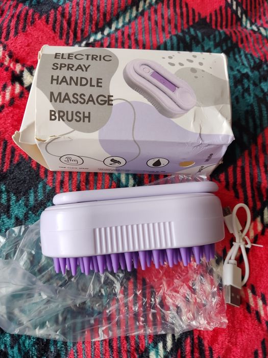 Nowa Szczotka parowa nawilżająca sierść dla zwierząt kota, psa