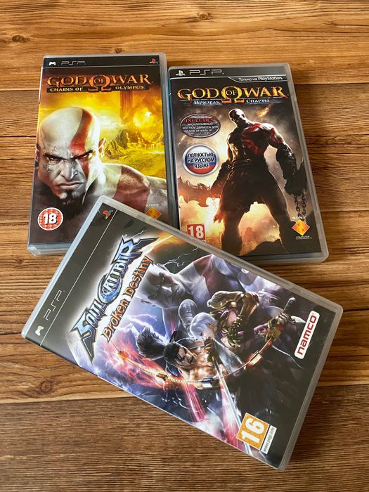 Sony PSP: God of War, Need for Speed, Крэш, Sonic, ВАЛЛ-И