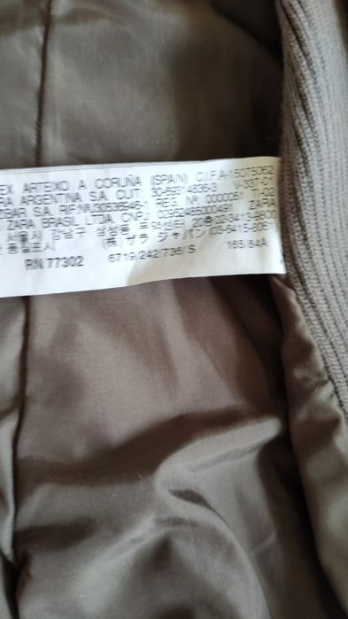 Zara Kamizelka bezrękawnik damski S