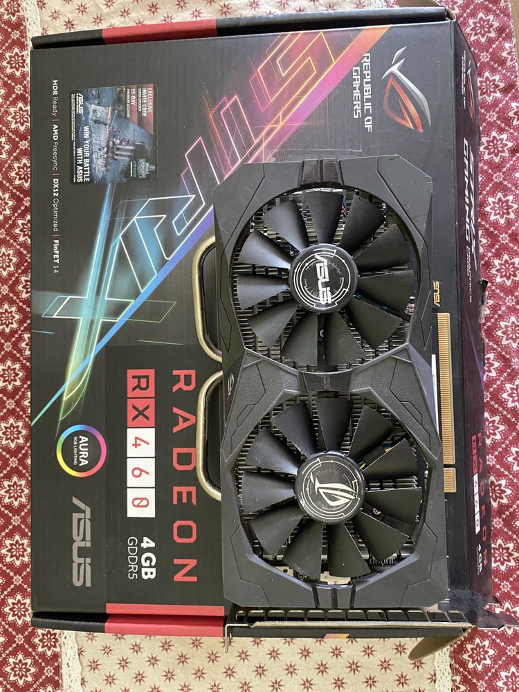 Відеокарта Asus RX 460 4 Gb strix gaming