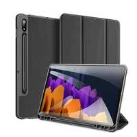 Etui Z Klapką Duxducis Domo Samasung Galaxy Tab S7+ Plus 12.4 Czarny