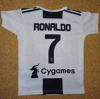 T-shirt Juventus/ Ronaldo 7/ Cygames, 4 anos. Camisola.