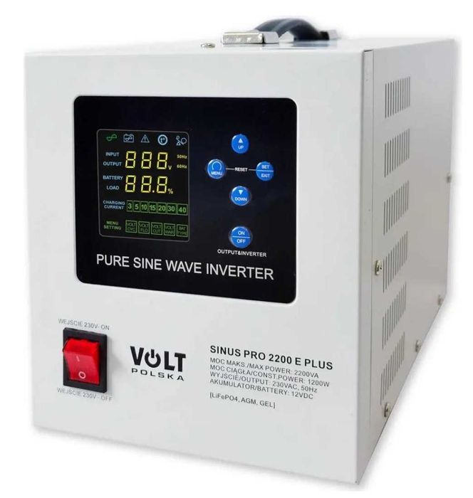 Гібридний ДБЖ/інвертор Volt Polska SINUS PRO 2200 E PLUS (3SPM22012M)