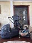 Коляска Cybex Priam JEWELS OF NATURE Frame Rose Gold 2in1