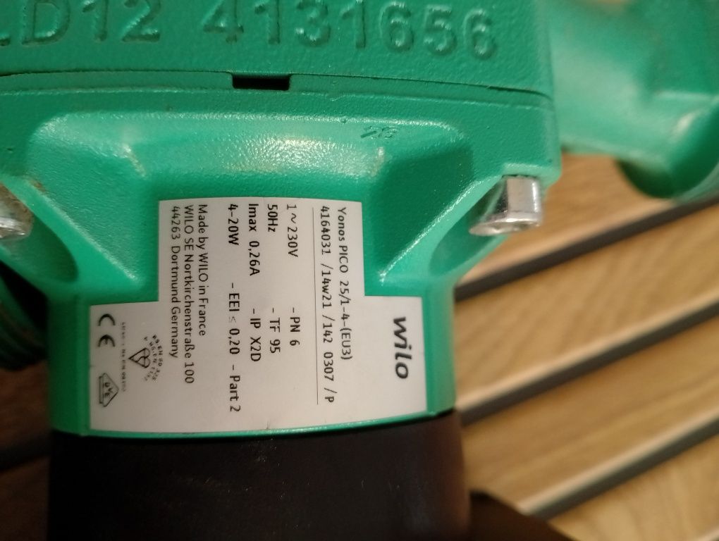 Pompa obiegowa co,cwu,wilo yonos pico 25-6 25-4,budowa,dom,kotłownia