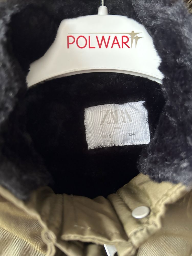 Parka zimowa firmy Zara rozmiar 134.