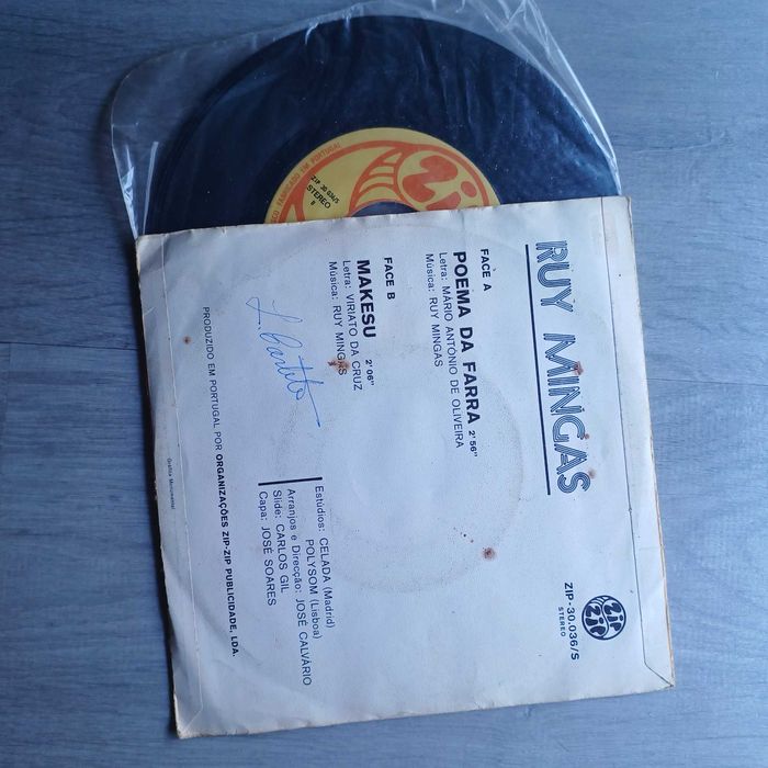 Ruy Mingas Afrobeat 45s Poema da Farra Makesu