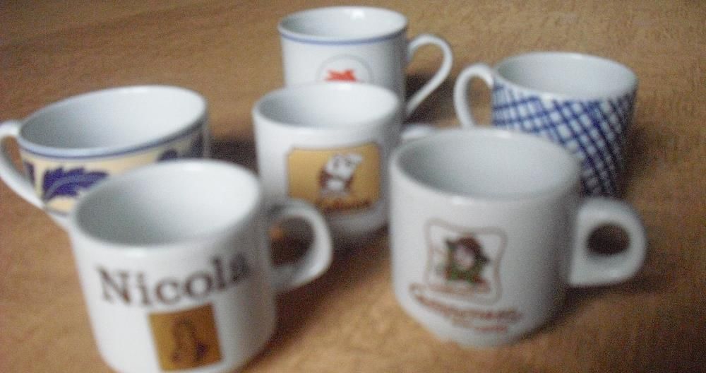 chávenas de café para colecionar