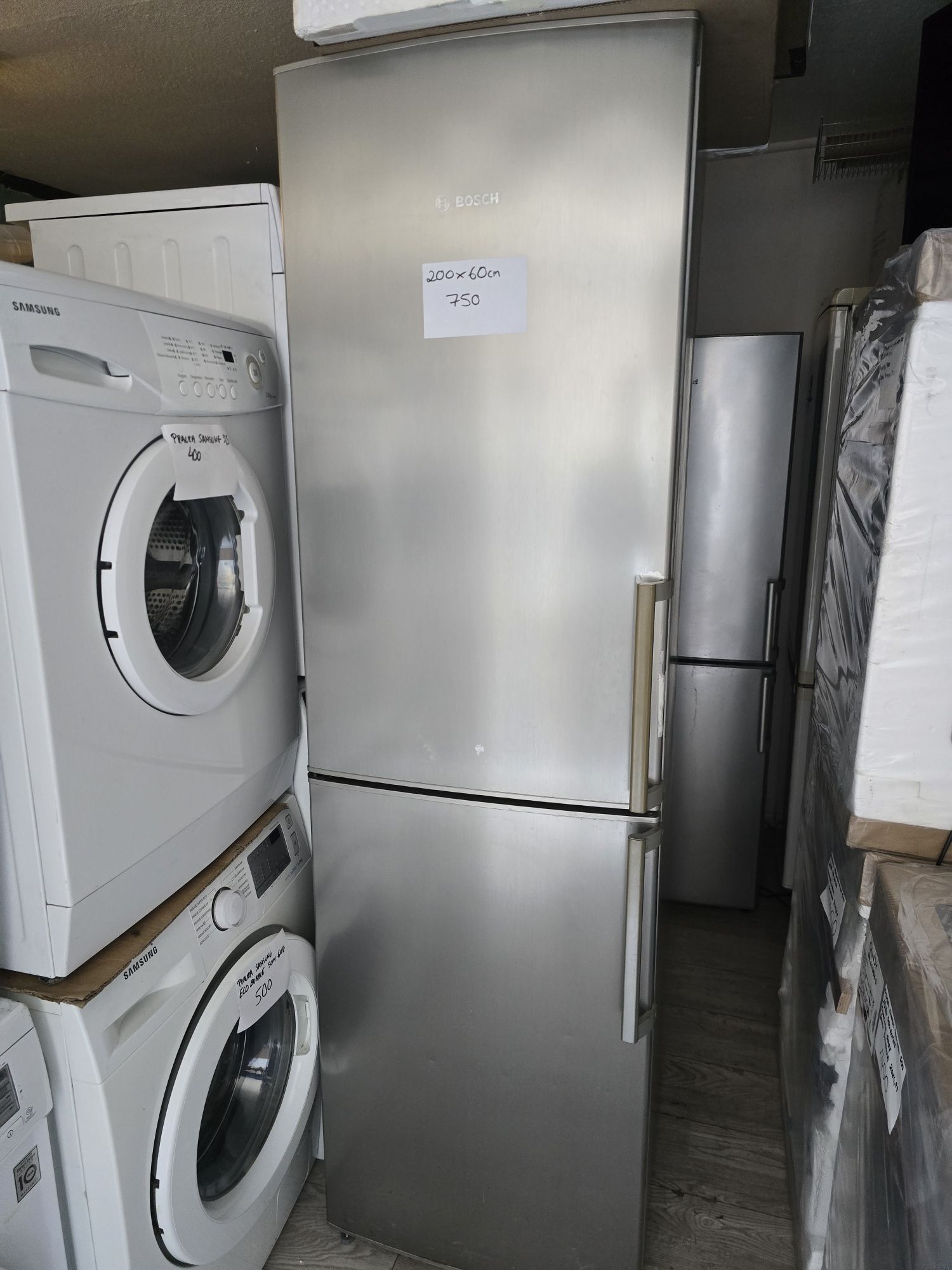Lodowka bosch no frost srebrna