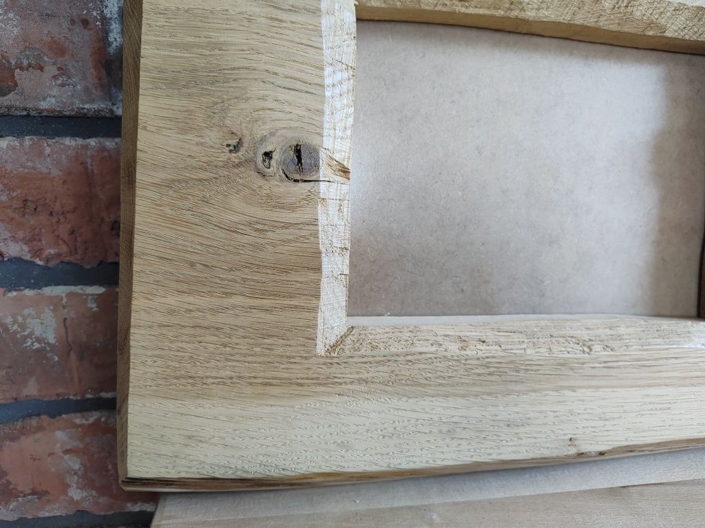 Ramka drewniana na zdjęcie dębowa 15cm/21cm NOWA!