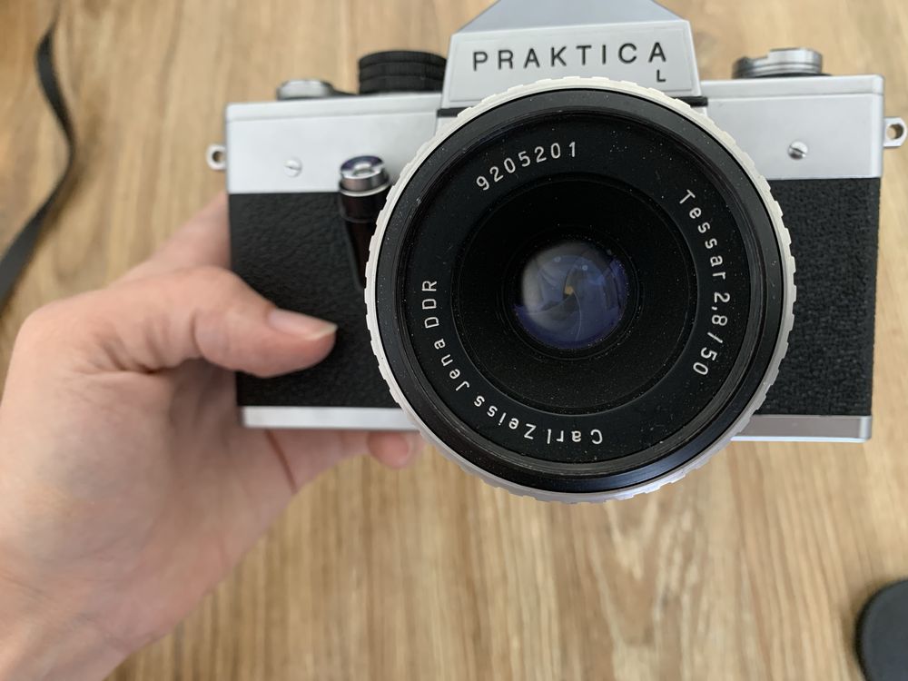 Aparat  Pentacon Praktica L obiektyw Tessar