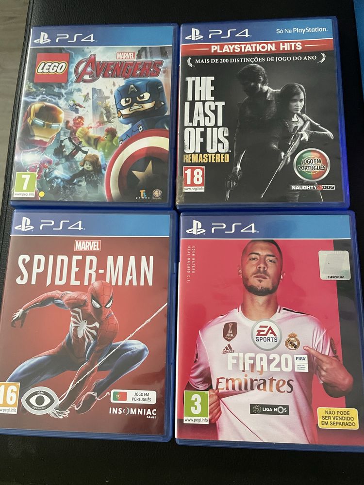 Jogos ps4 como novos