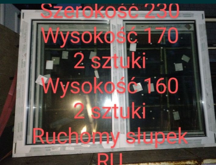 Okna Duże 230x170 -50% 7 komorowe 3 uszczelki