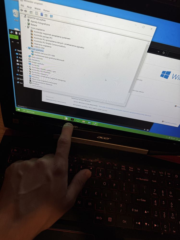 Acer Aspire vx15 gtx 1050 8gb ram 1TB