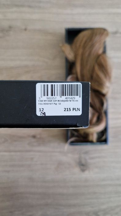 100% naturalne włosy indyjskie doczepiane Star My Hair Clip-in