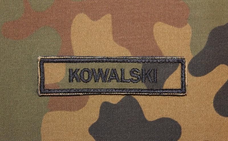 Naszywka Imienna IMIENNIK na Mundur identyfikator z Rzepem