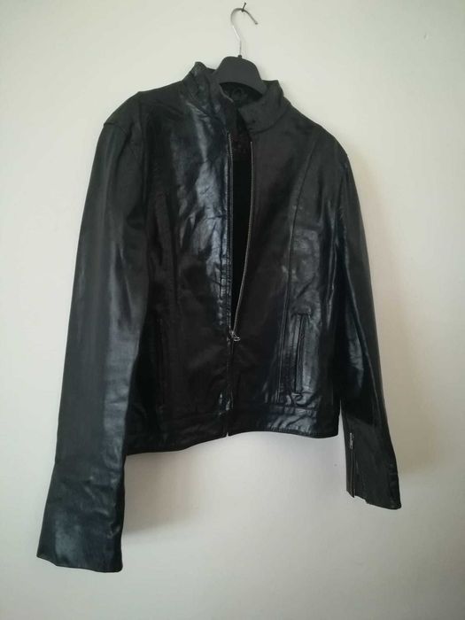 Casaco cabedal Bershka