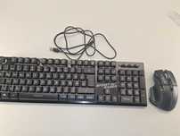 M044 Zestaw Gamingowy Klawiatura Myszka Spirit of Gamer RGB Nowy