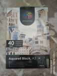 Блок для акварелі OfficeTree A3 (300 г/м², 40 арк.) + 2 пензлі