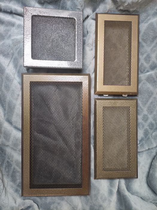 Kratki kominkowe wentylacyjne 4 sztuki