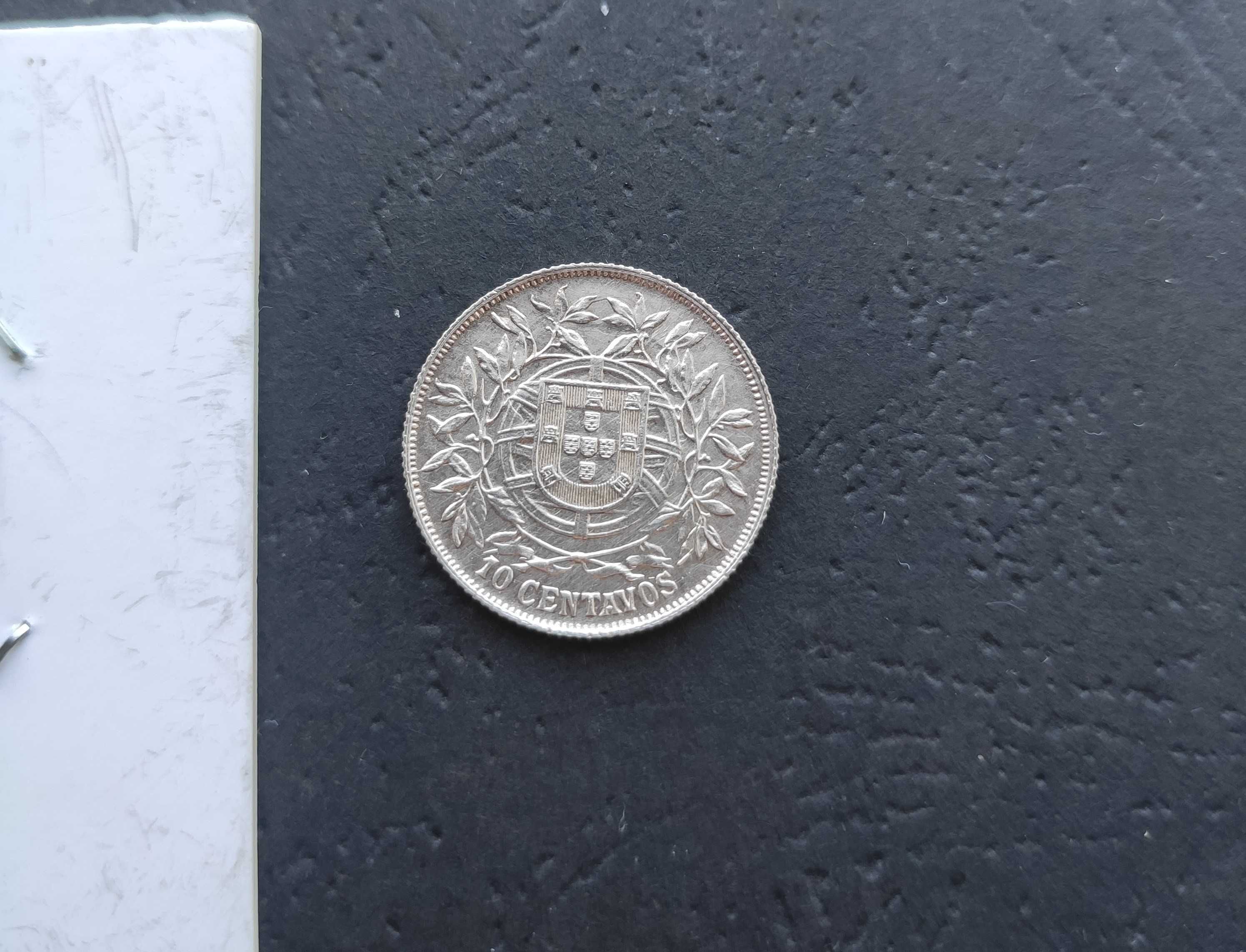 2 moedas 10 Centavos 1915