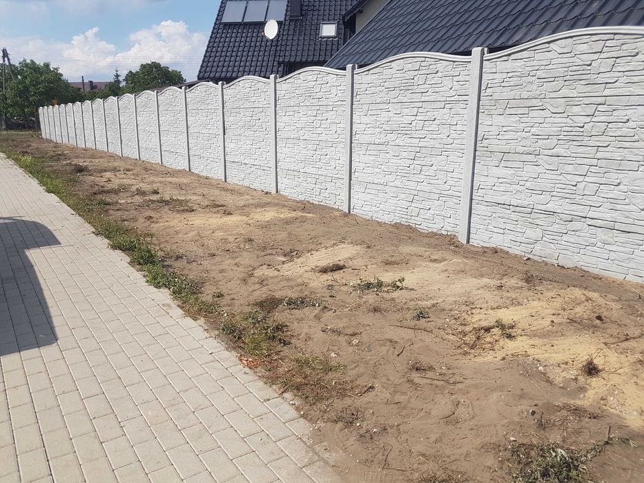 ogrodzenia betonowe , panelowe, garaże