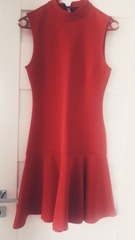 H&M sukienka kolor czerwony rozmiar 36