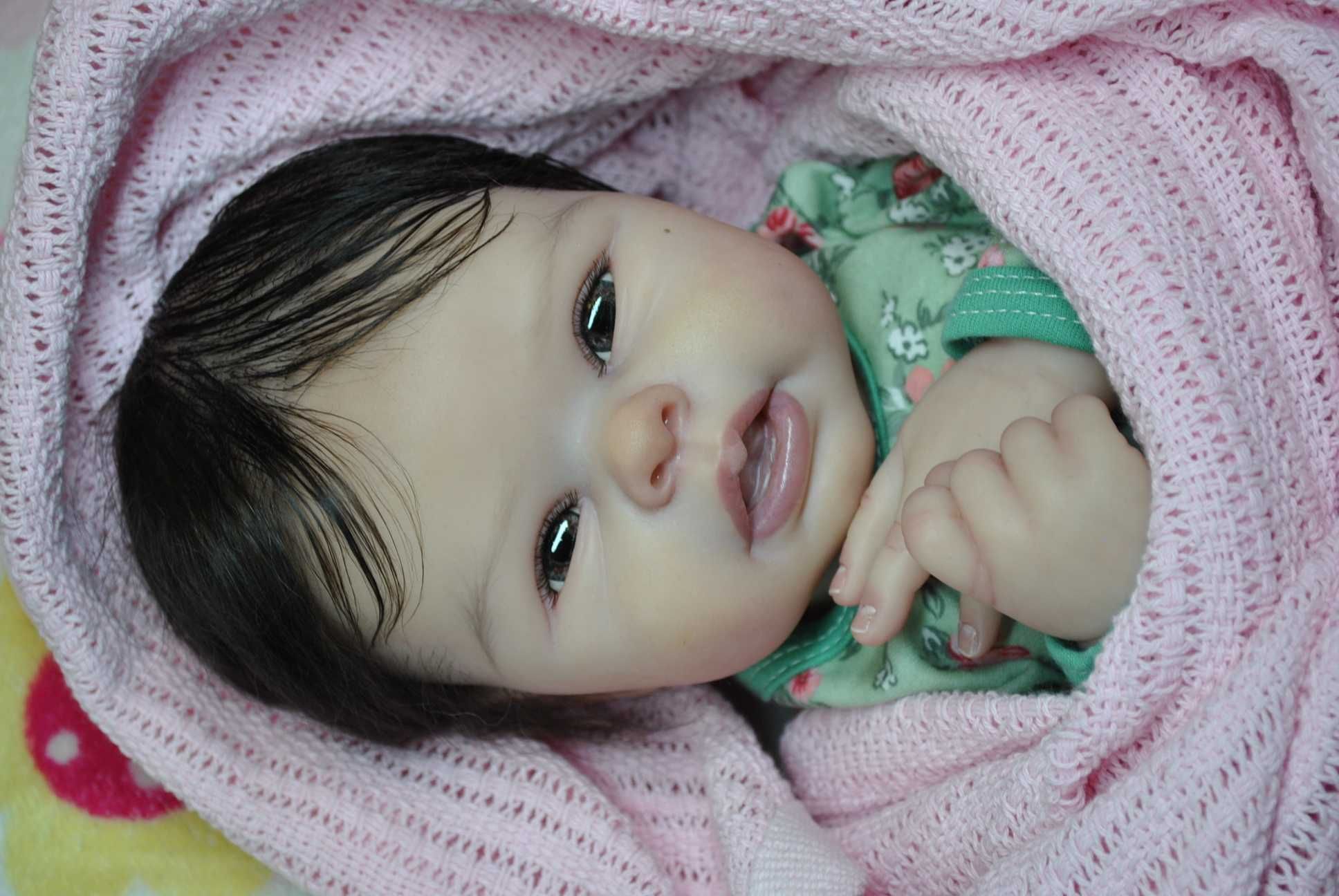 lalka reborn duża 55 cm Megan realistyczna dziecko baby nowa Anioł