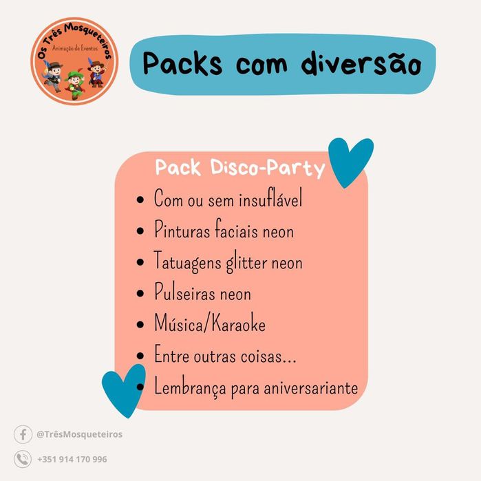 Aluguer insuflável e animação de festas
