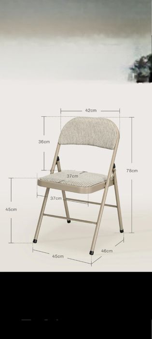 Krzesła składane 6 sztuk