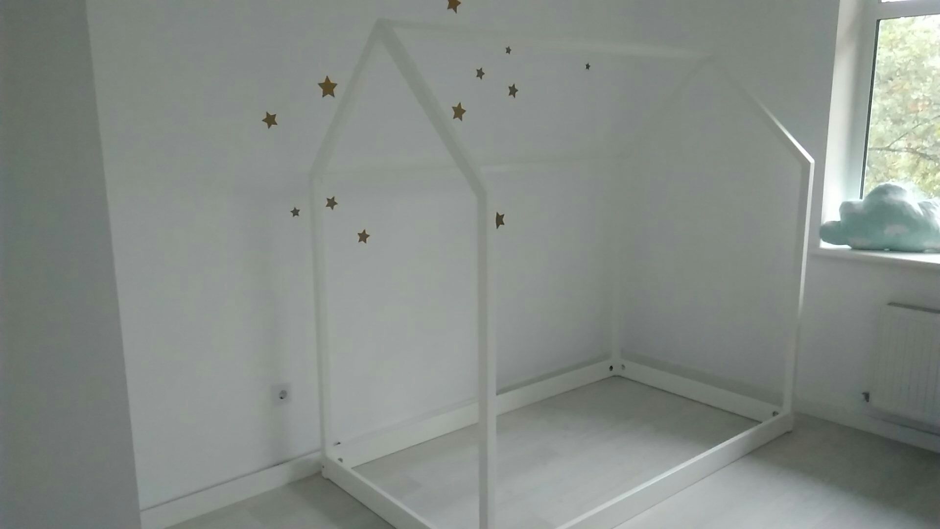 Ліжко будинок + матрас, 100×190 см