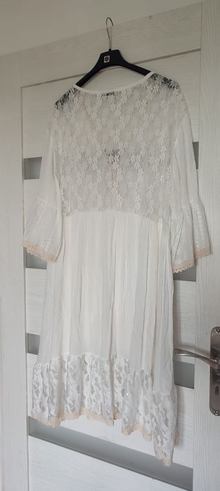 Sukienka plażowa boho plus size
