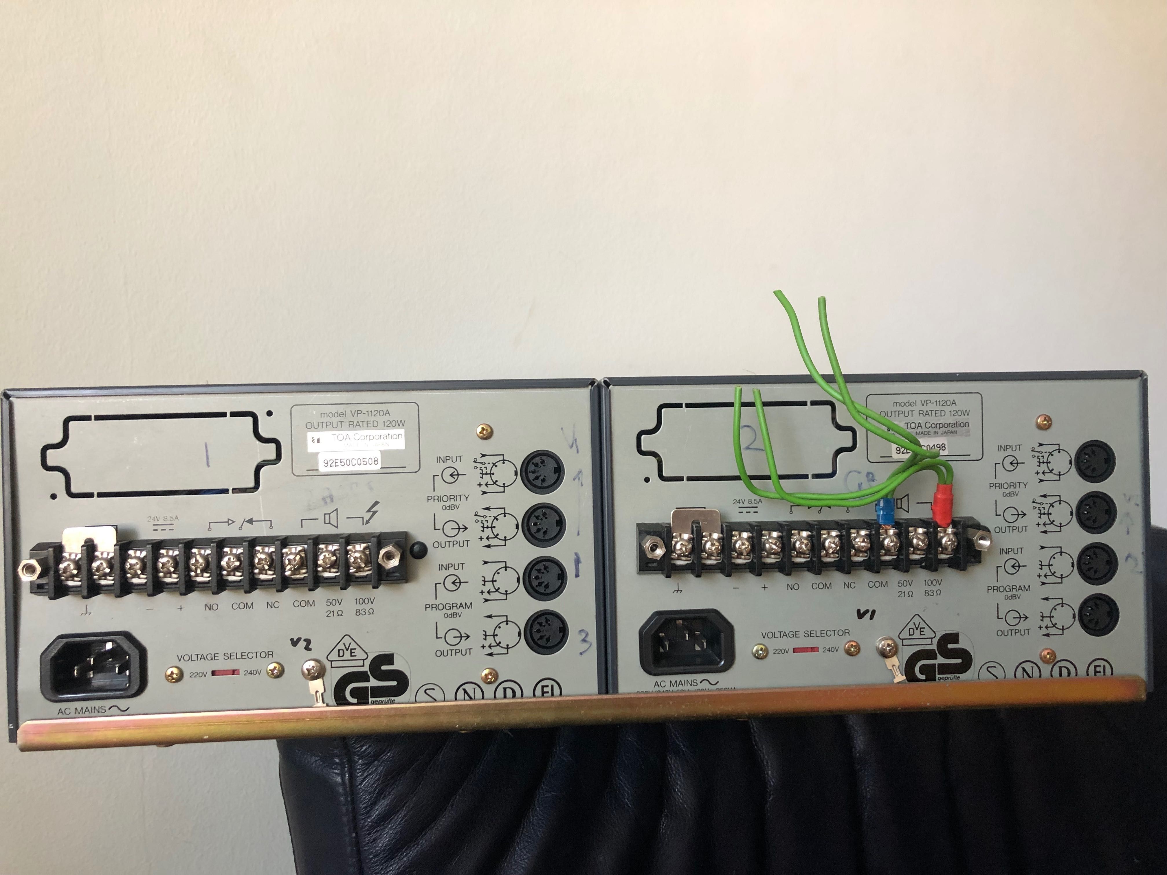 Wzmacniacz mocy TOA Elc. VP1120A