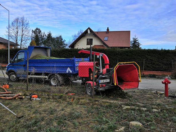 Rozbiórki wyburzenia usługi rębakiem czyszczenie działek wycinka drzew