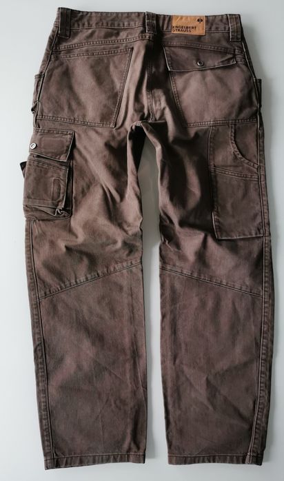 Nowe spodnie Engelbert Strauss jeansowe, bawelniane, rozm 52
