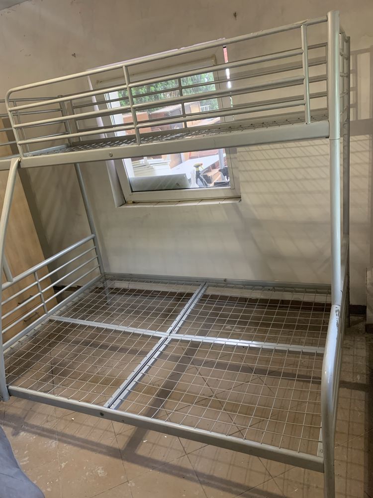 Łóżko piętrowe Ikea metalowe 2 i 3 osób.Pruszków